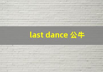 last dance 公牛